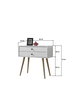 Hanah Home Vita 5201 Cómoda Blanca